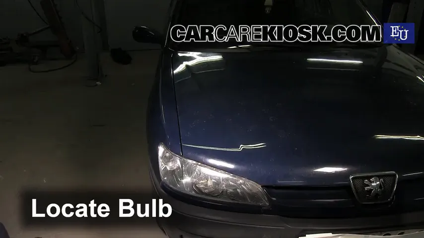 2002 Peugeot 306 Meridian 1.8L 4 Cyl. Lights Turn Signal - Front (replace bulb)